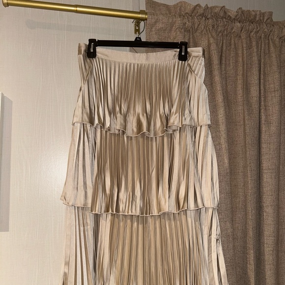 Dainty Jewells Dresses & Skirts - Gold Ruffle/Teared Skirt